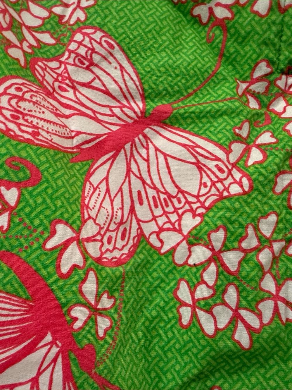 Lilly Pulitzer Green and Pink Floral Print Top - Picture 7 of 14